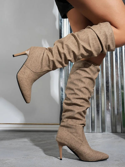 Sharp Steps: Point Toe Stiletto Boots