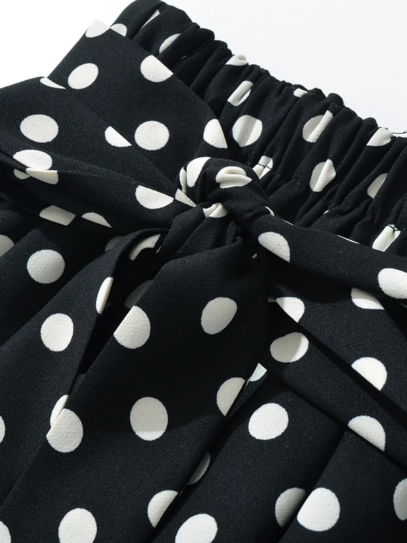 Polka Dot One - Shoulder Top and Mini Skirt Set - Style Chic Couture