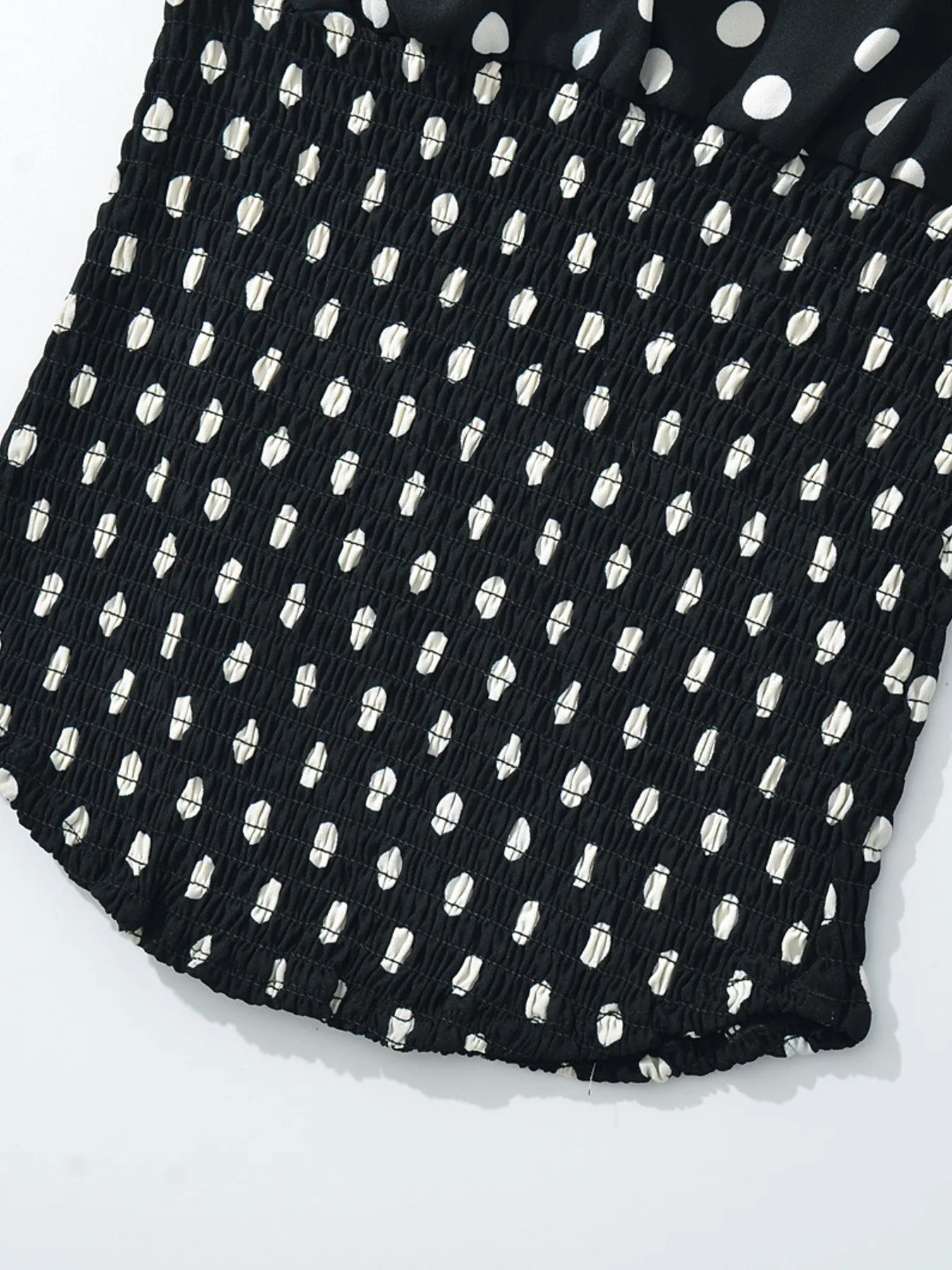 Polka Dot One - Shoulder Top and Mini Skirt Set - Style Chic Couture