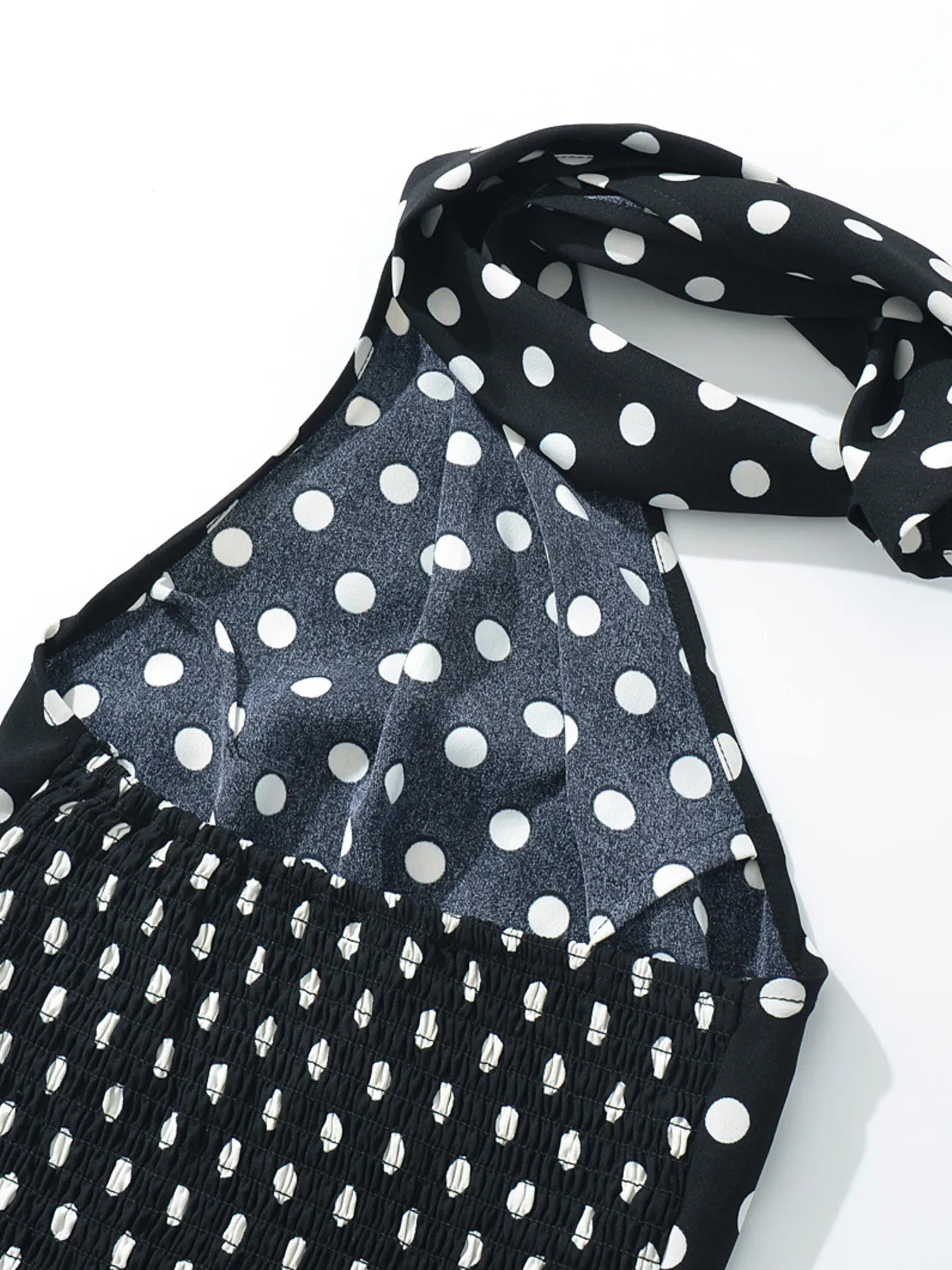 Polka Dot One - Shoulder Top and Mini Skirt Set - Style Chic Couture