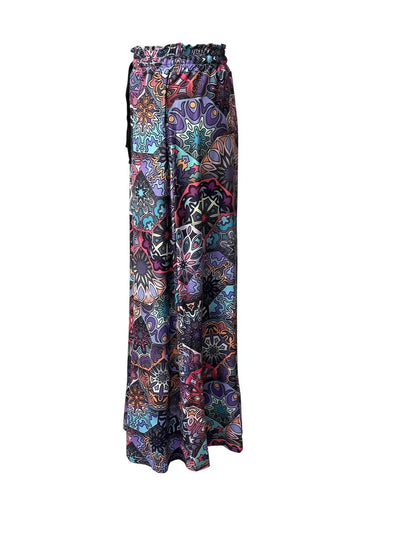 Printed Maxi Skirt with Pockets - Style Chic Couture