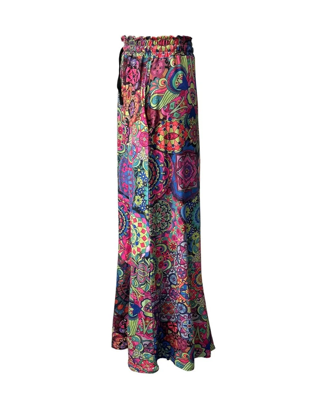Printed Maxi Skirt with Pockets - Style Chic Couture