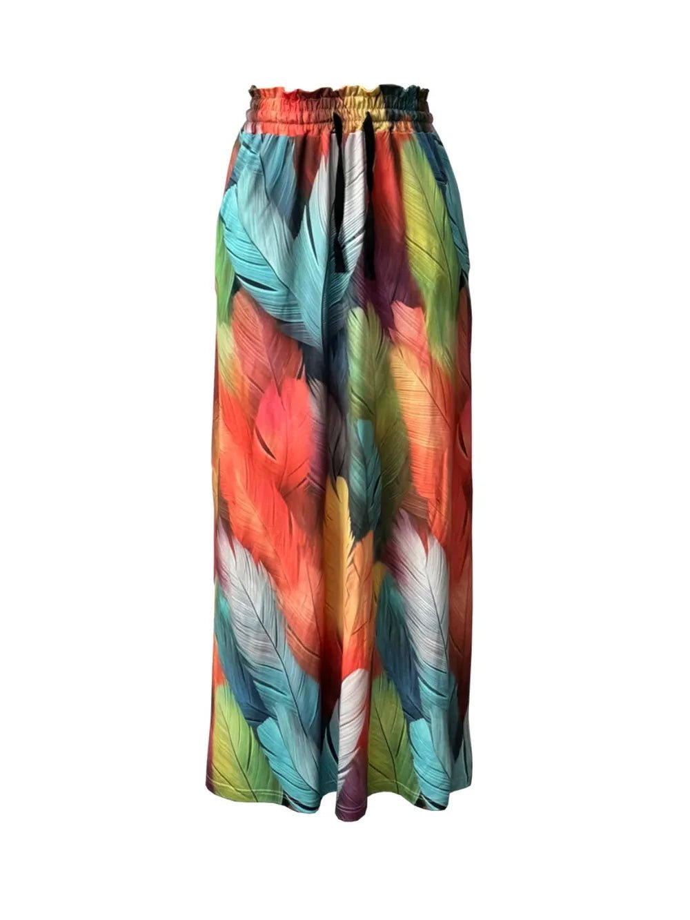 Printed Maxi Skirt with Pockets - Style Chic Couture