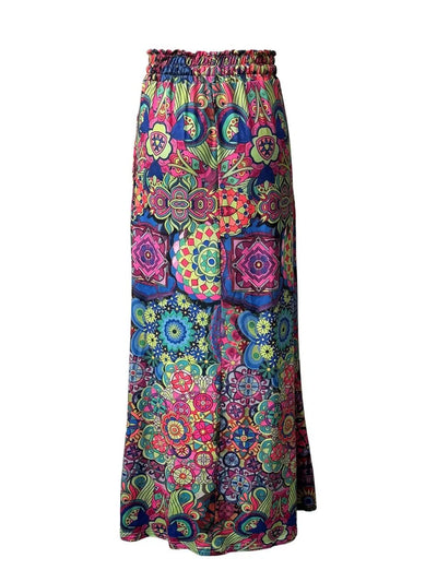 Printed Maxi Skirt with Pockets - Style Chic Couture