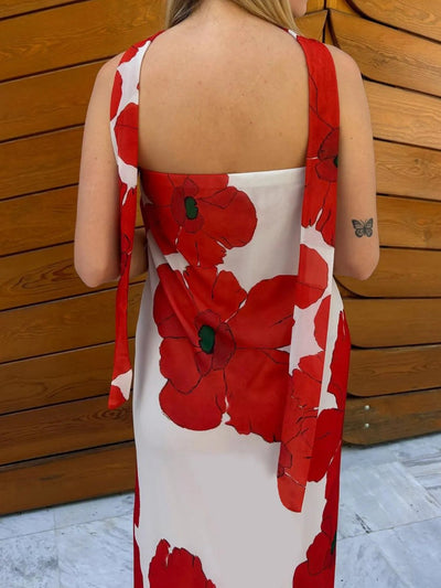 Printed Tube Maxi Dress - Style Chic Couture