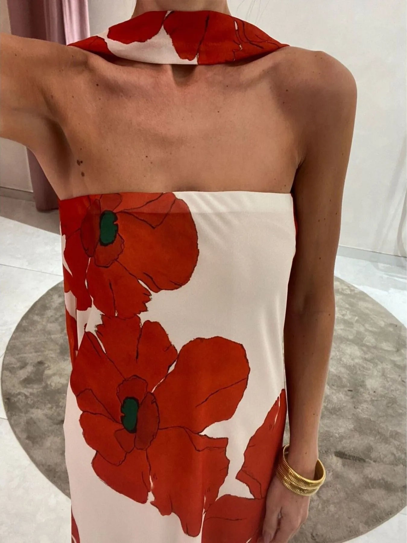 Printed Tube Maxi Dress - Style Chic Couture