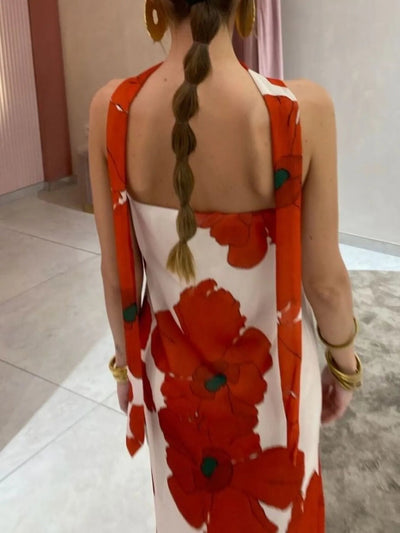 Printed Tube Maxi Dress - Style Chic Couture