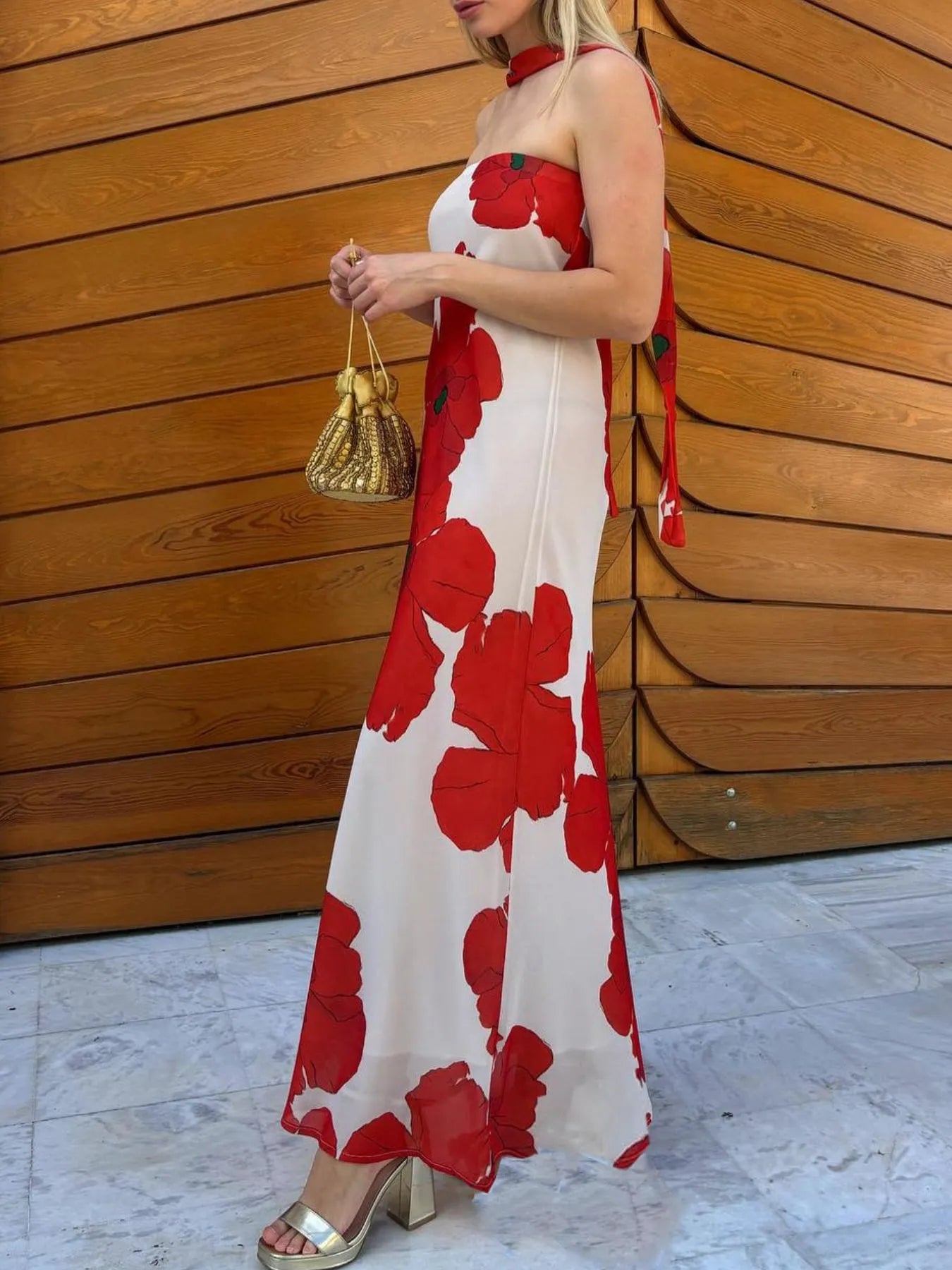 Printed Tube Maxi Dress - Style Chic Couture