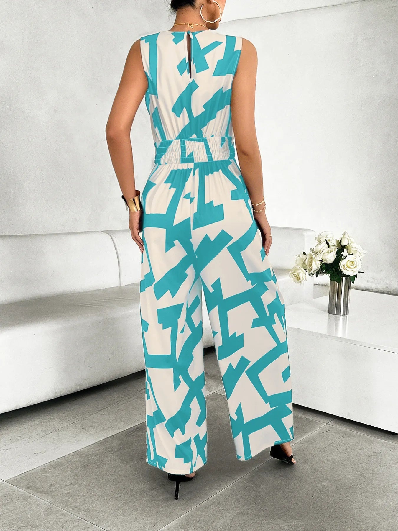 Chic Couture Wide Leg Jumpsuit
