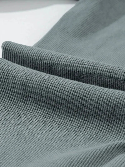 Ribbed Elastic Waist Leggings - Style Chic Couture