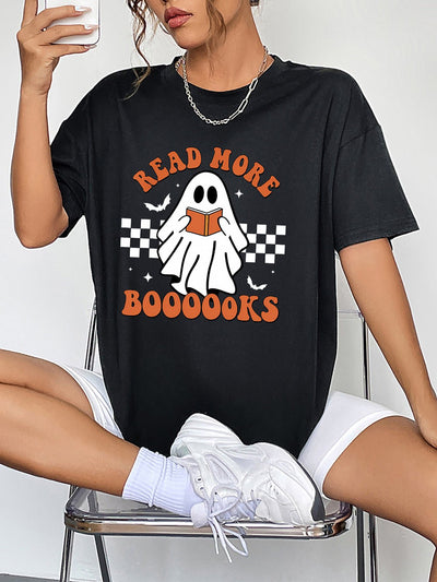 Ghost Graphic Tee - Round Neck, Short Sleeve