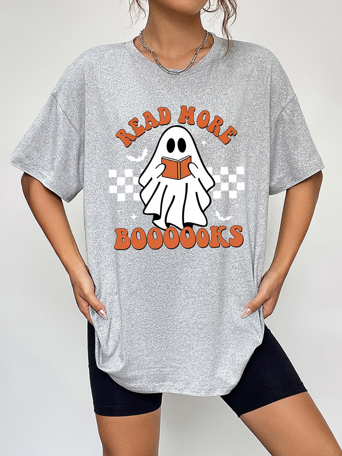 Ghost Graphic Tee - Round Neck, Short Sleeve