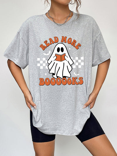 Ghost Graphic Tee - Round Neck, Short Sleeve