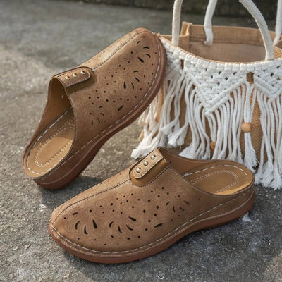 Round Toe Cutout Slip - Ons - Style Chic Couture