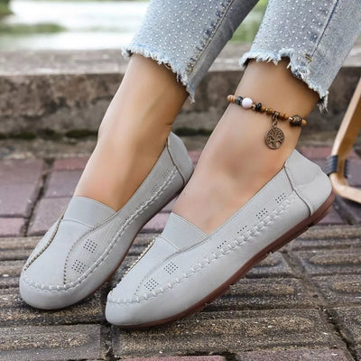 Round Toe Flats Slip - Ons - Style Chic Couture