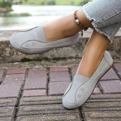 Round Toe Flats Slip - Ons - Style Chic Couture