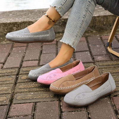 Round Toe Flats Slip - Ons - Style Chic Couture