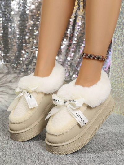 Round Toe Platform Ankle Boots - Style Chic Couture