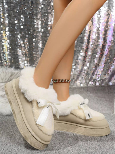 Round Toe Platform Ankle Boots - Style Chic Couture