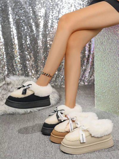 Round Toe Platform Ankle Boots - Style Chic Couture