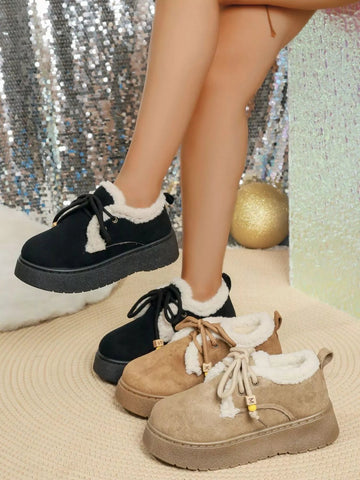 Step up your style with these bold Round Toe Platform Boots