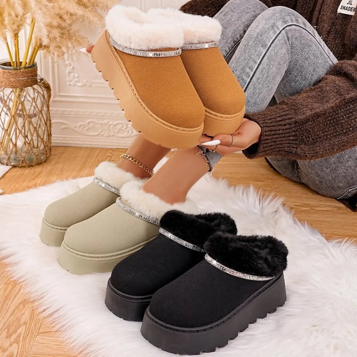 Round Toe Platform Boots - Style Chic Couture