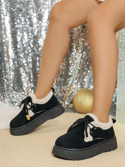 Round Toe Platform Boots - Style Chic Couture