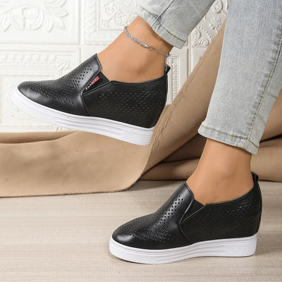 Round Toe Platform Loafers - Style Chic Couture