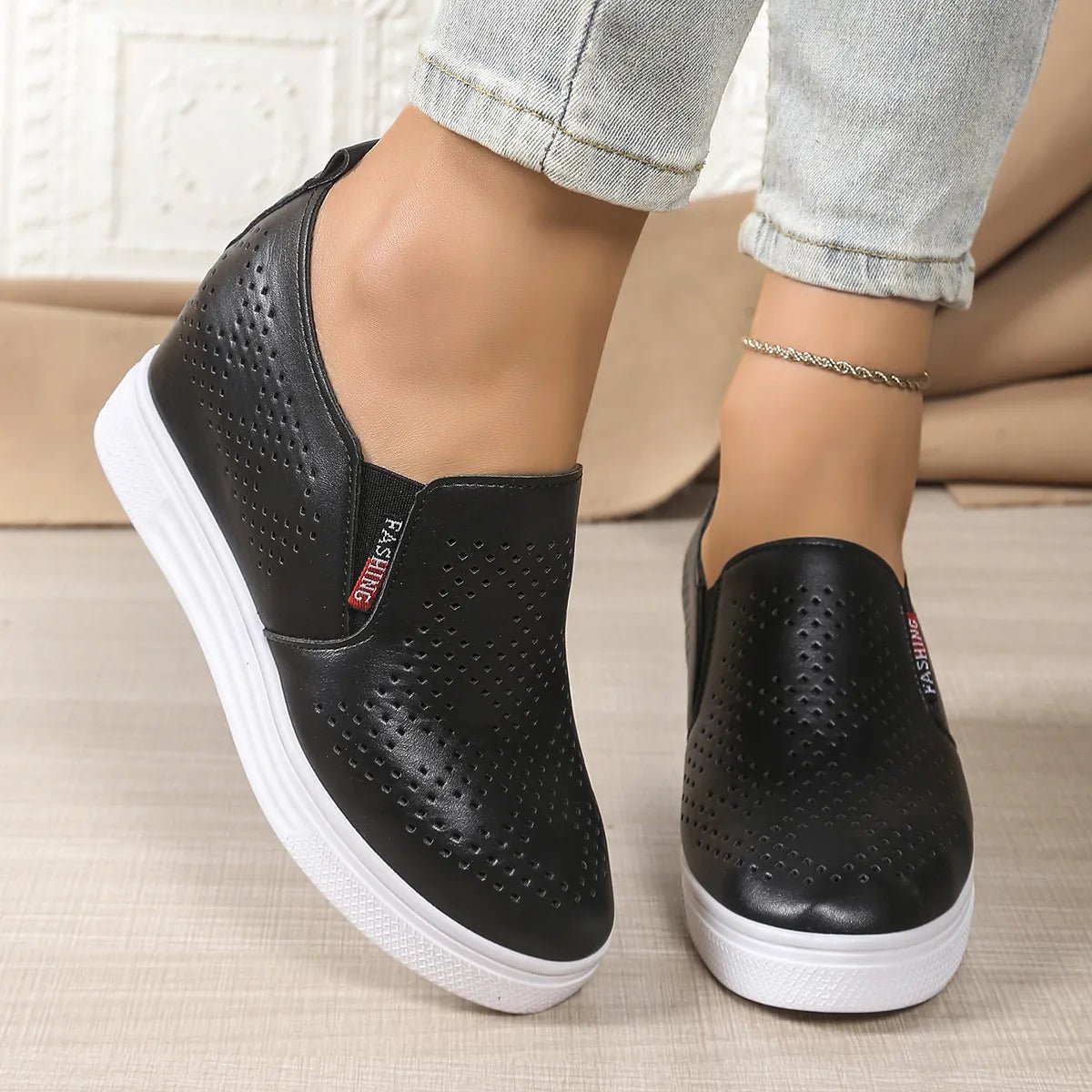 Round Toe Platform Loafers - Style Chic Couture