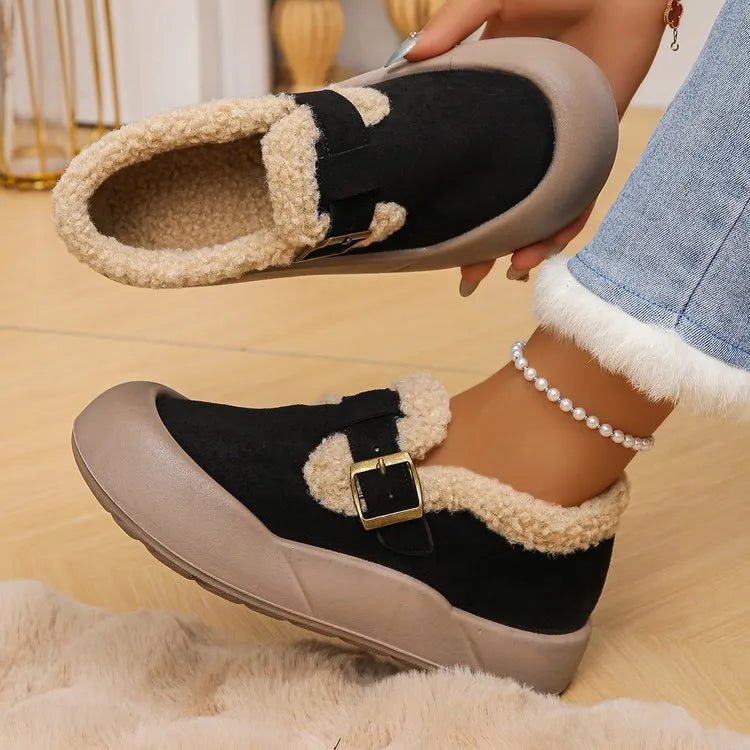 Round Toe Platform Slip - Ons - Style Chic Couture