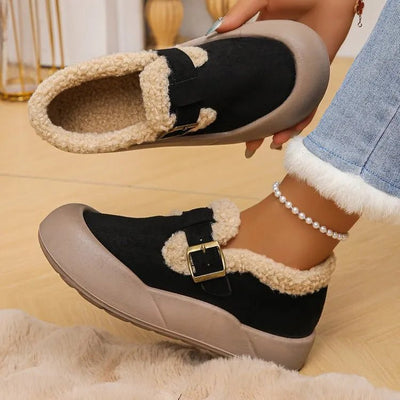 Round Toe Platform Slip - Ons - Style Chic Couture