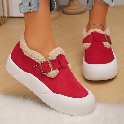 Round Toe Platform Slip - Ons - Style Chic Couture