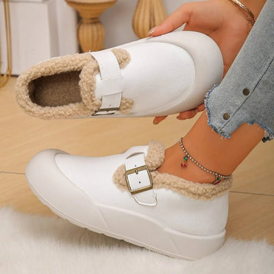 Round Toe Platform Slip - Ons - Style Chic Couture