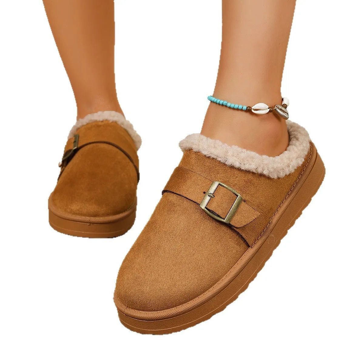 Round Toe Platform Slippers - Style Chic Couture