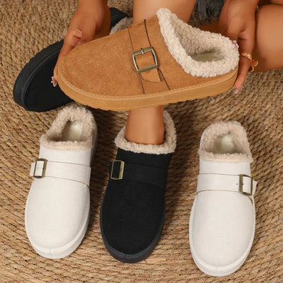 Round Toe Platform Slippers - Style Chic Couture
