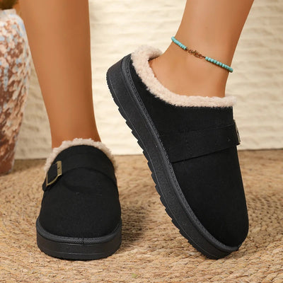 Round Toe Platform Slippers - Style Chic Couture