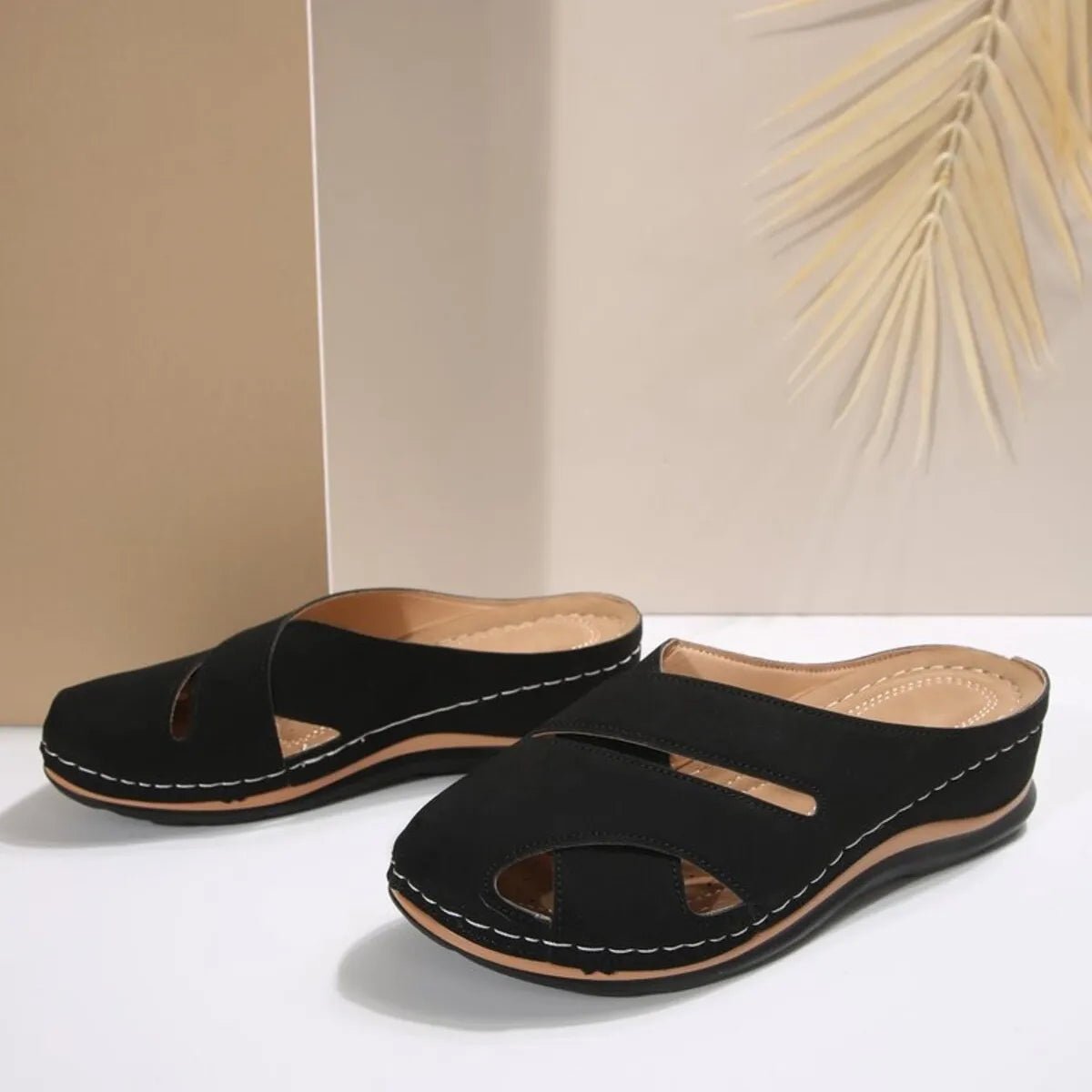 Round Toe Wedge Sandals - Style Chic Couture