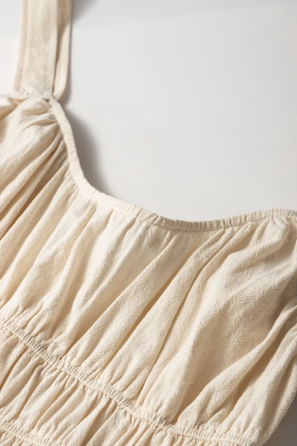 Ruched Sleeveless Wide Leg Jumpsuit - Style Chic Couture