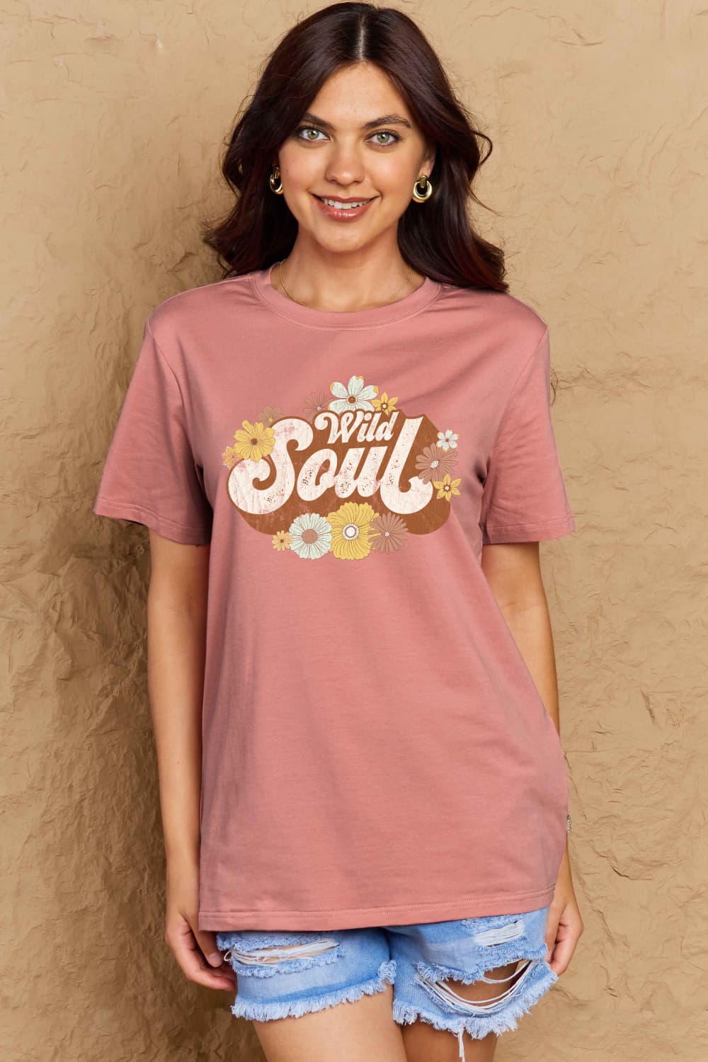 Simply Love Full Size WILD SOUL Graphic Cotton T-Shirt - Style Chic Couture