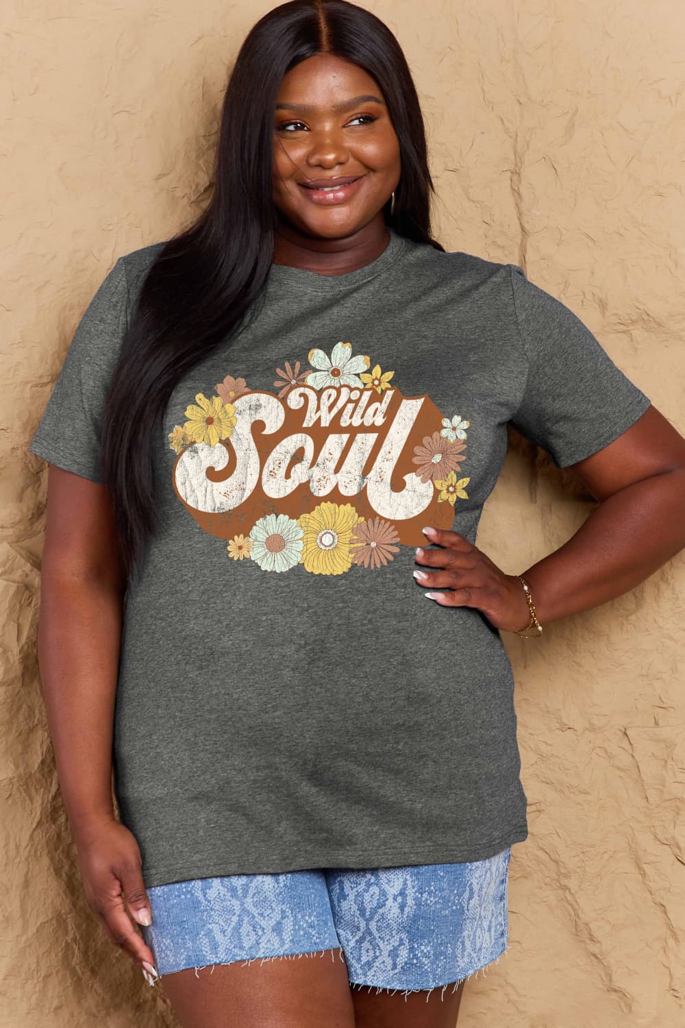 Simply Love Full Size WILD SOUL Graphic Cotton T-Shirt - Style Chic Couture