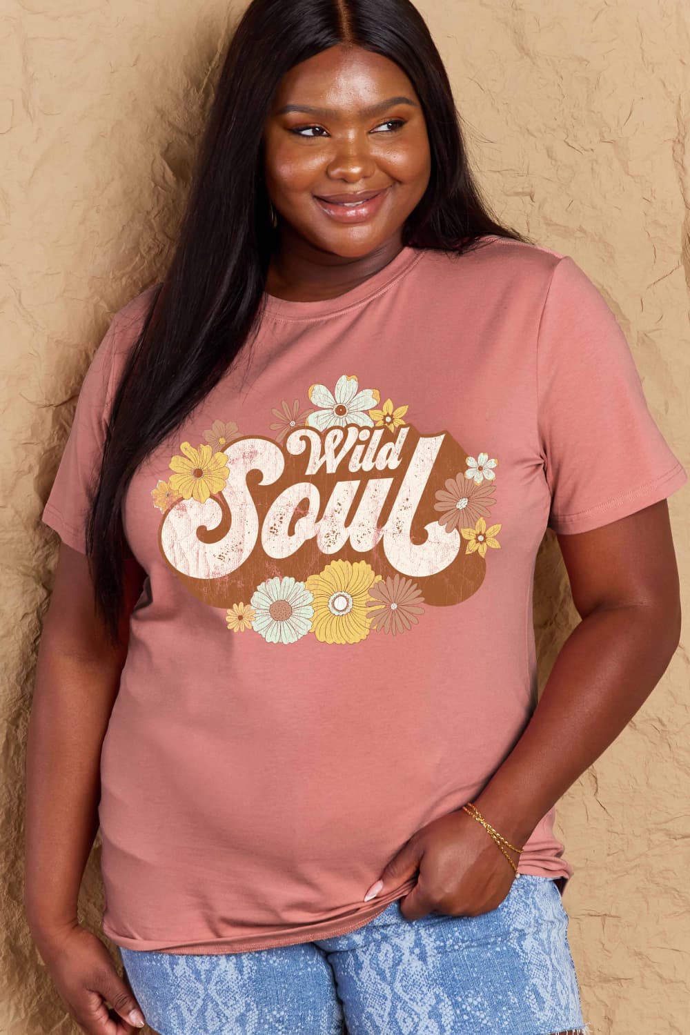 Simply Love Full Size WILD SOUL Graphic Cotton T-Shirt - Style Chic Couture