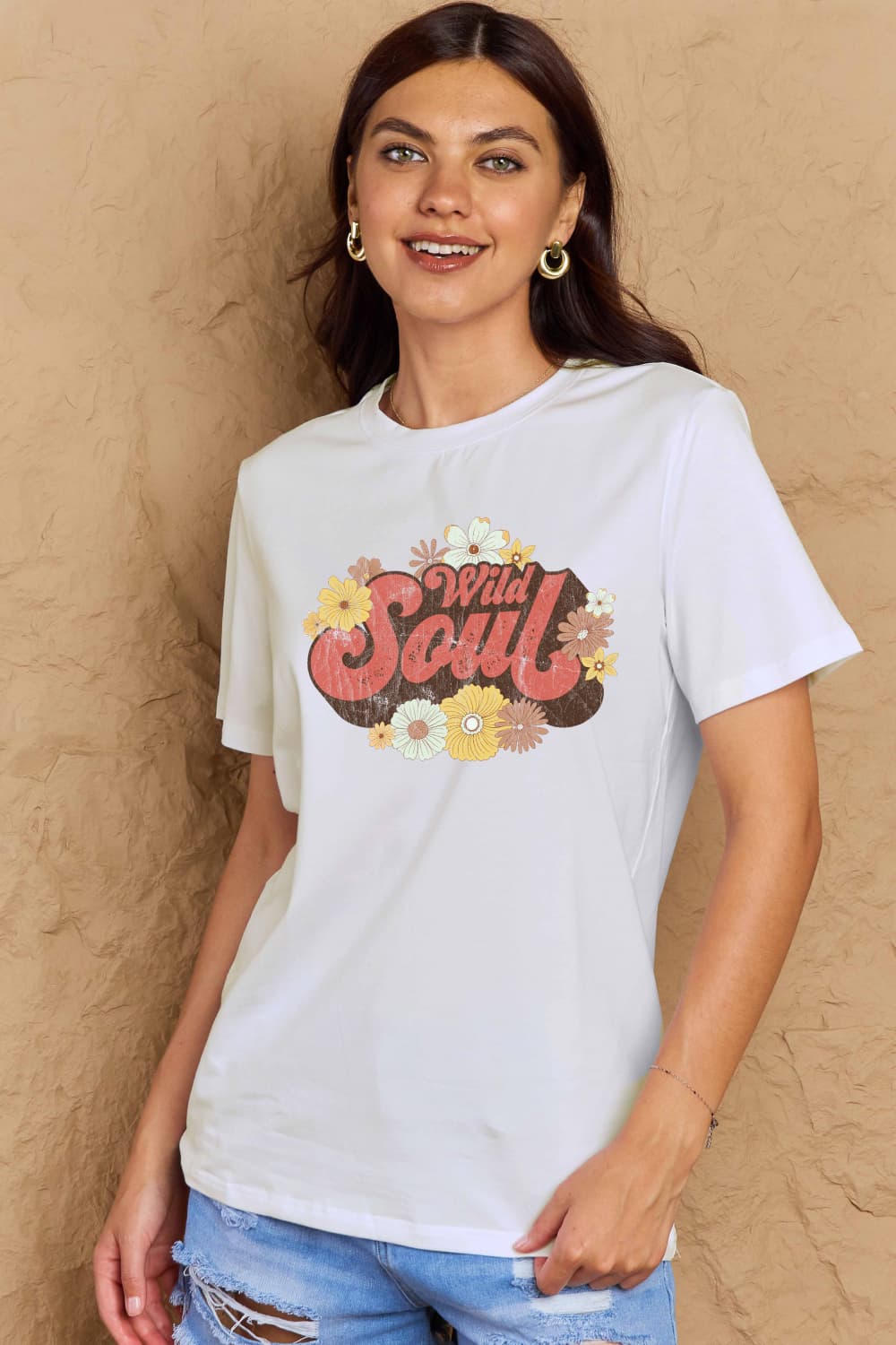 Simply Love Full Size WILD SOUL Graphic Cotton T-Shirt - Style Chic Couture