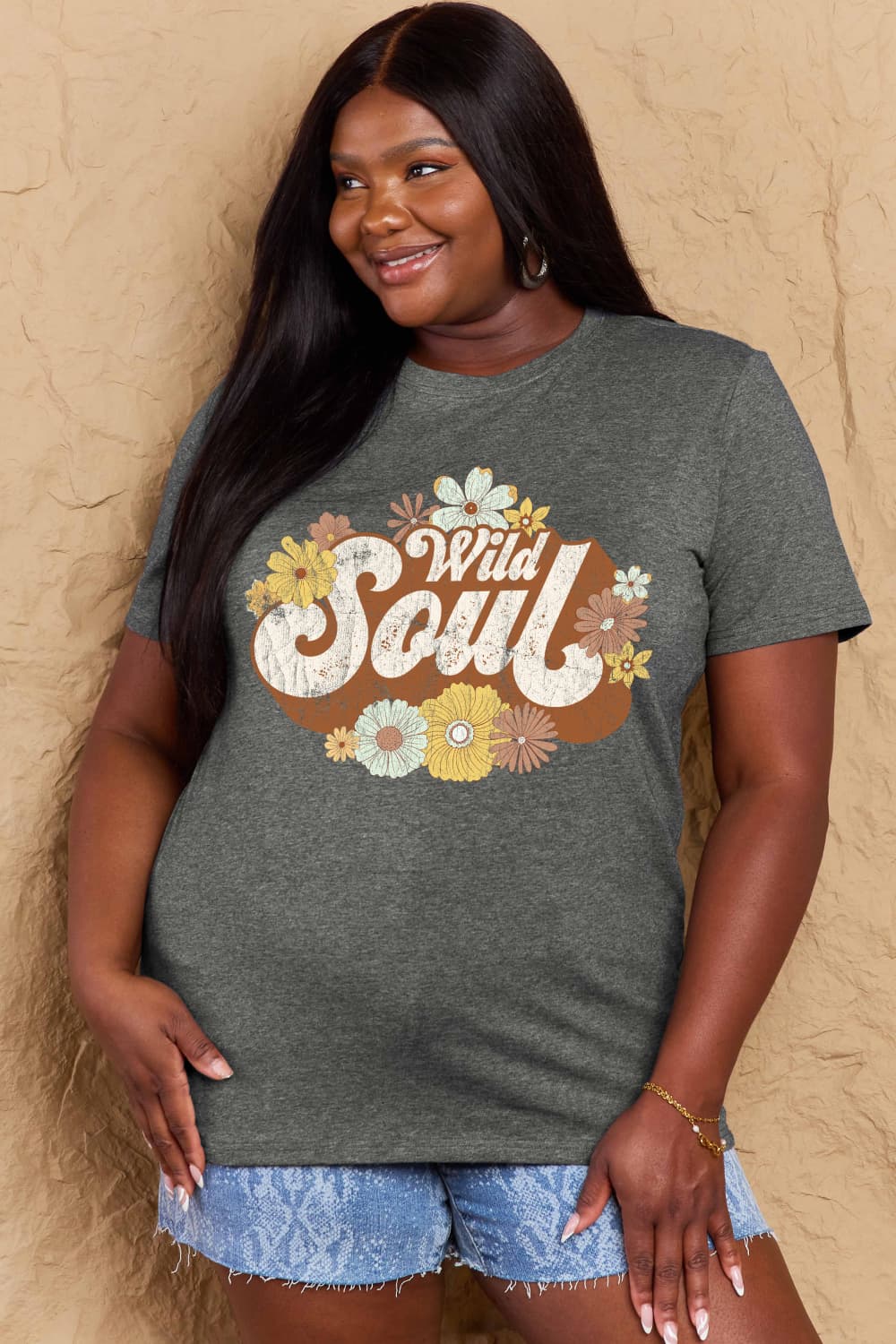 Simply Love Full Size WILD SOUL Graphic Cotton T-Shirt - Style Chic Couture