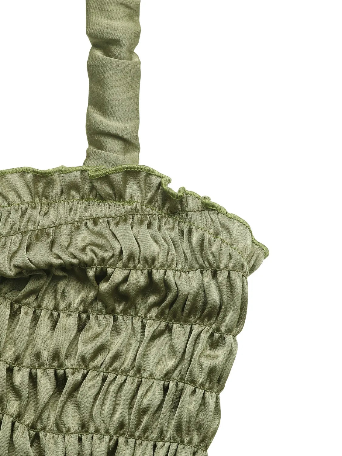 Smocked Halter Neck Cami - Style Chic Couture