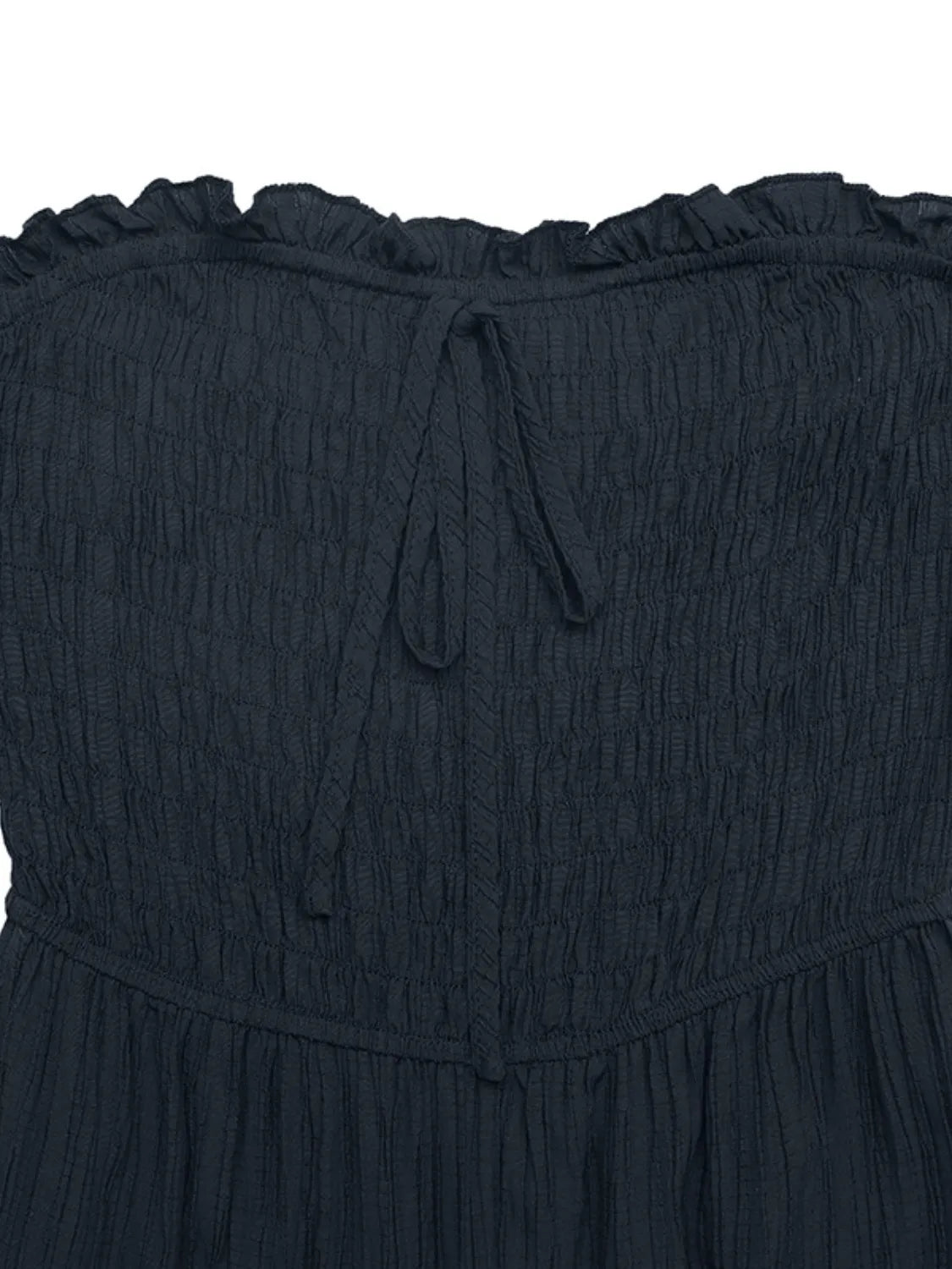 Smocked Tube Wide Leg Jumpsuit - Style Chic Couture