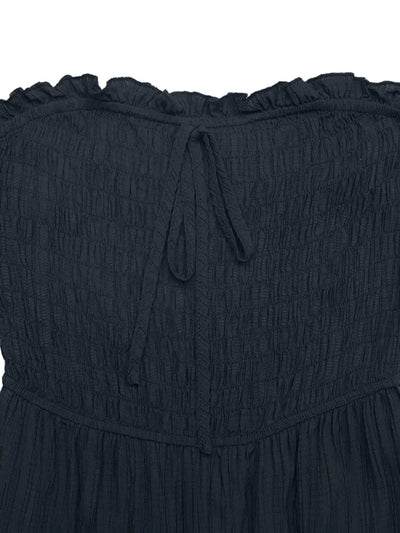 Smocked Tube Wide Leg Jumpsuit - Style Chic Couture