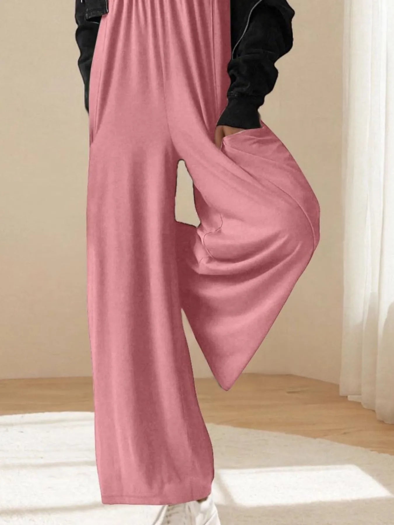 Spaghetti Strap Wide Leg Jumpsuit - Style Chic Couture