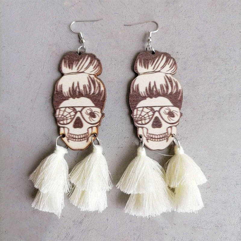 Spider Grandma Tassel Earrings