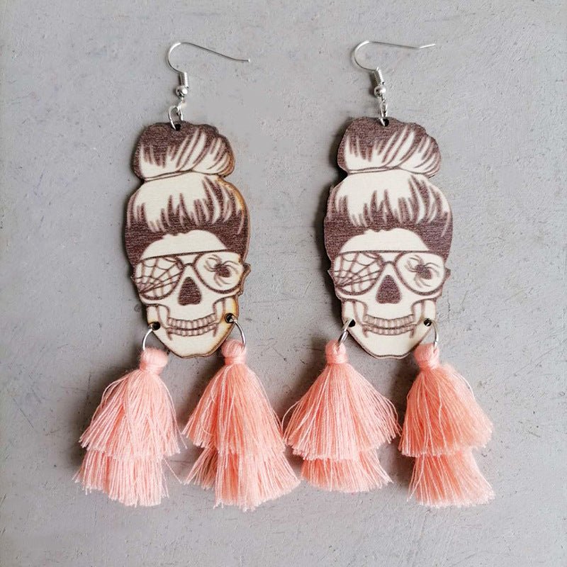 Spider Grandma Tassel Earrings