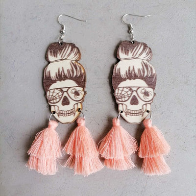 Spider Grandma Tassel Earrings